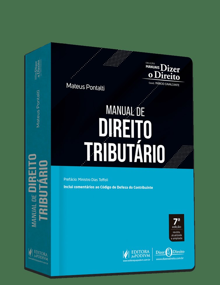 Capa do livro Manual de Direito Tributário, de Mateus Pontalti