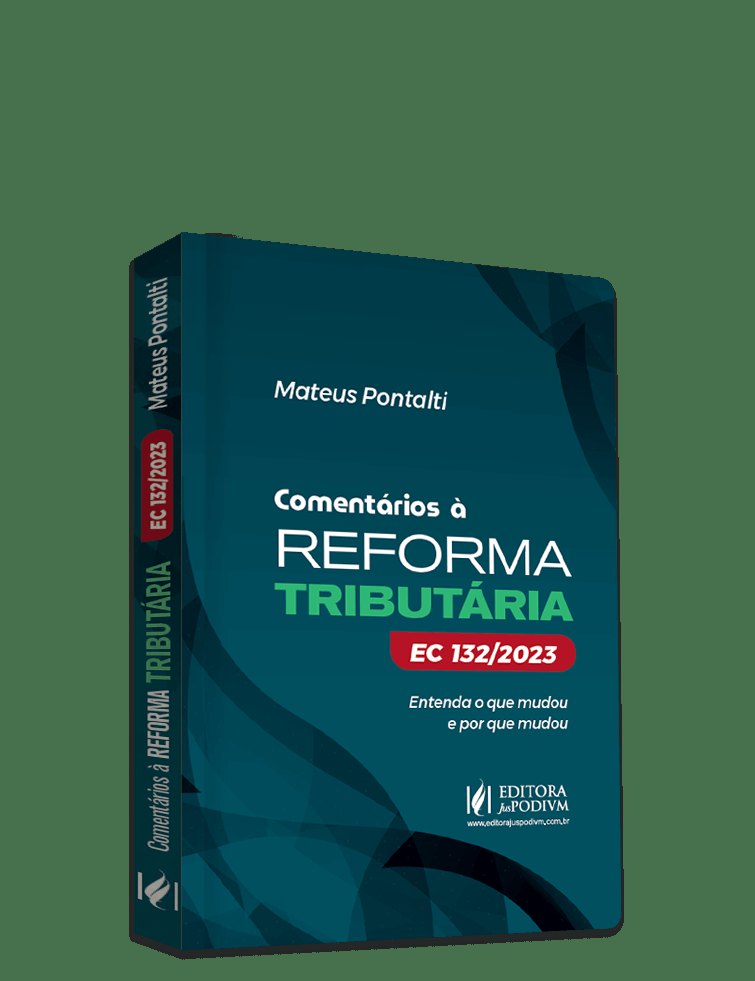Capa do livro Comentários à Reforma Tributária, de Mateus Pontalti